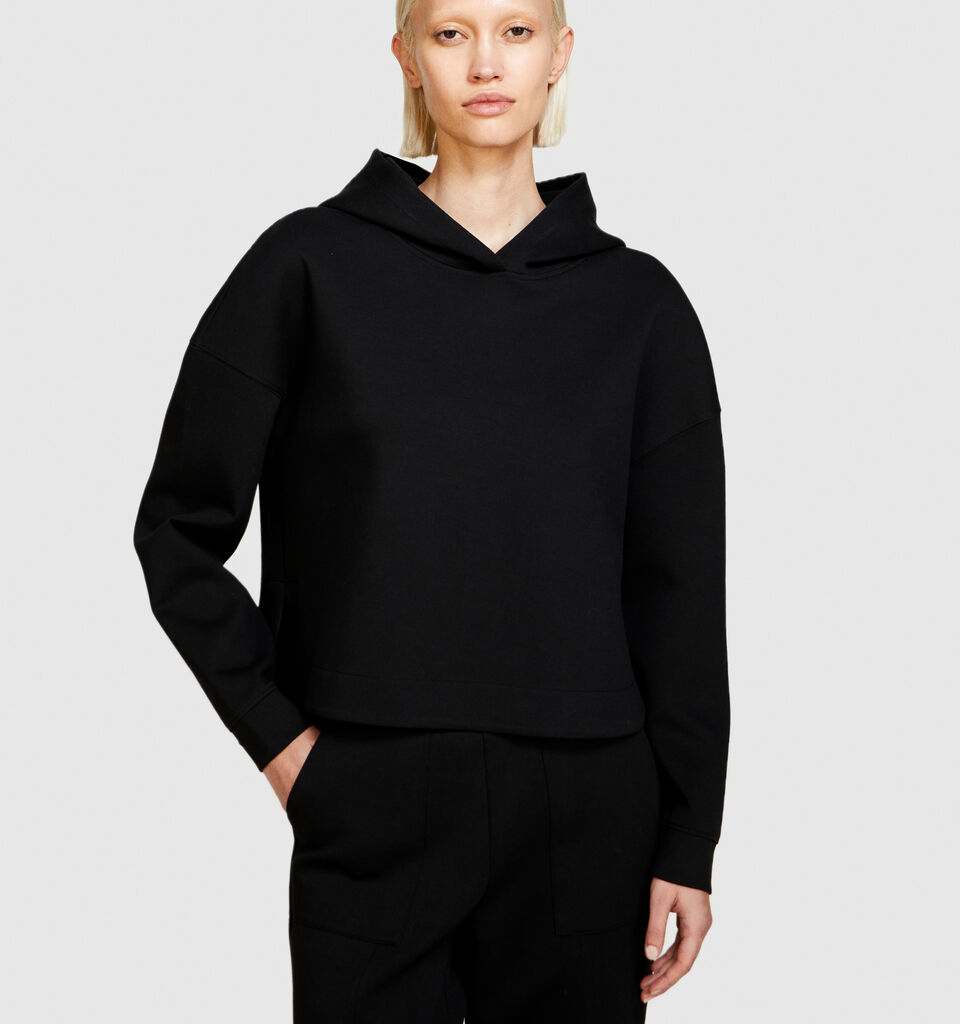 Technical sweatshirt - women's sweatshirts - Black | Sisley image number 4